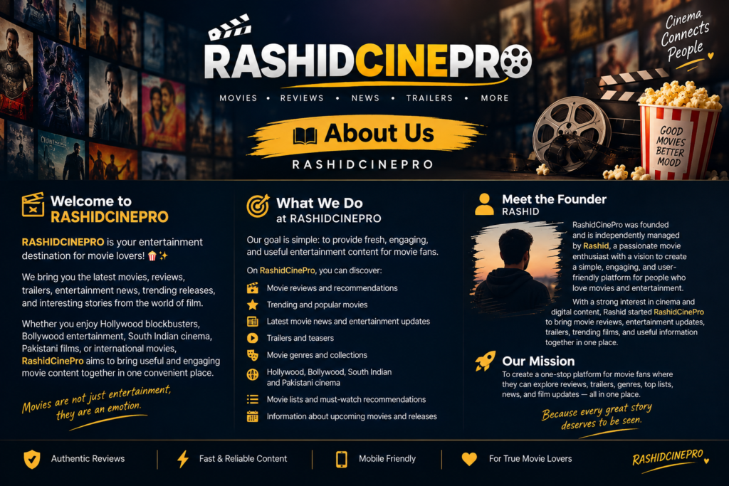 📖 About Us – RASHIDCINEPRO 🎬